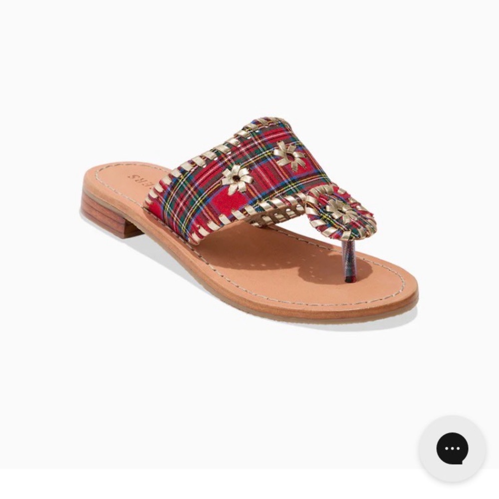 Jack Roger’s  Red Plaid Sandals